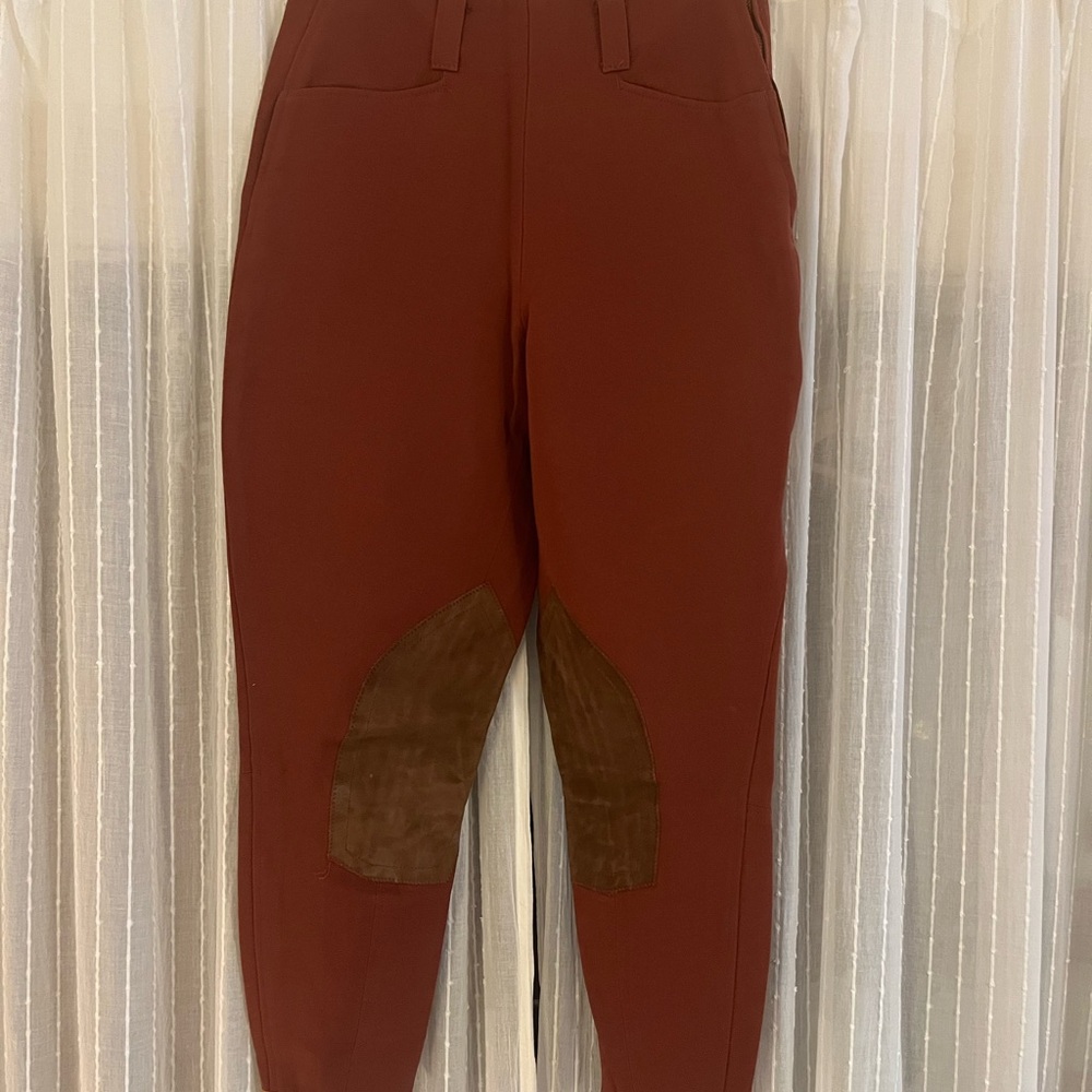 Rust Equestrian Vintage Riding Pants